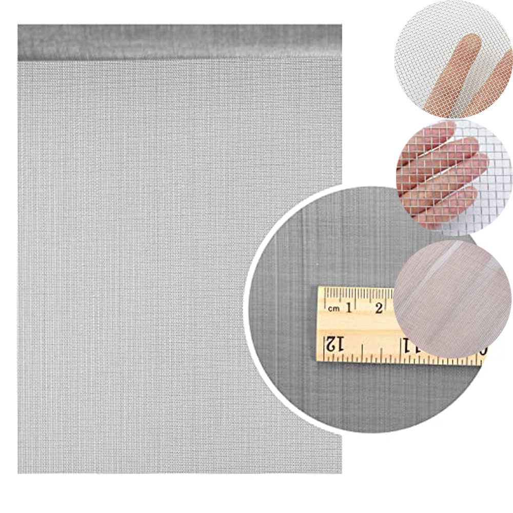 10-50/60/80/100/120/150/200/250/300/350/400 сетчатый тканый проволочный высококачественный лист из нержавеющей стали для экранирования фильтров 30x30 см