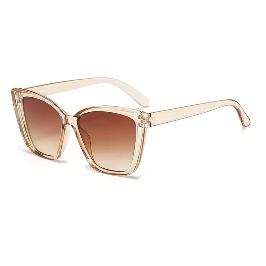 Retro Cat Eye แว่นตากันแดดผู้หญิงกรอบแว่นตากันแดดขนาดใหญ่ผู้หญิงยี่ห้อ Designer Retro แฟชั่นแว่นตาตกแต่ง