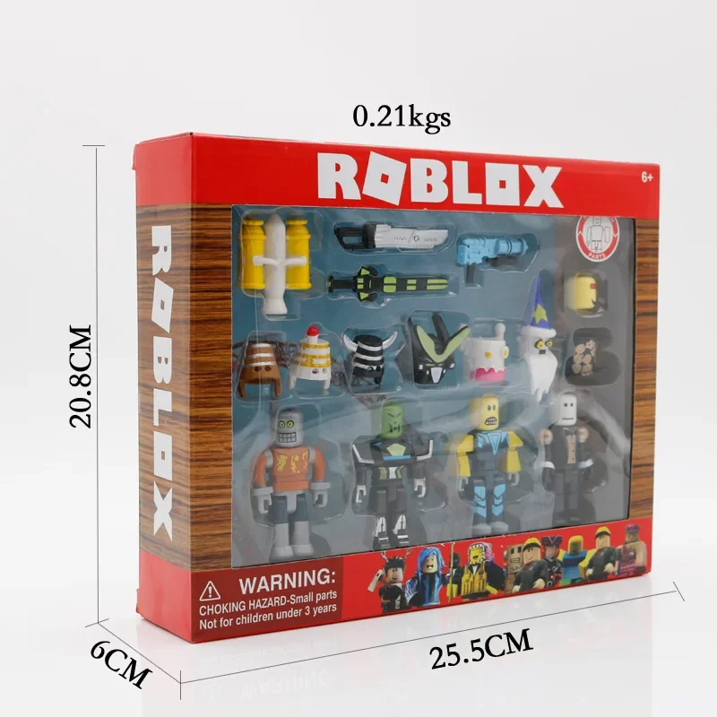 Roblox Game Robot World Champion Style Набор игрушек с аксессуарами Пластиковый персонаж из мультфильма Детский подарок на Рождество