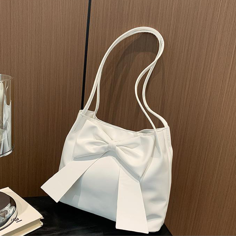 Bolso de mano con lazo de gran capacidad, bolsa de mano para levantar las axilas, nueva moda