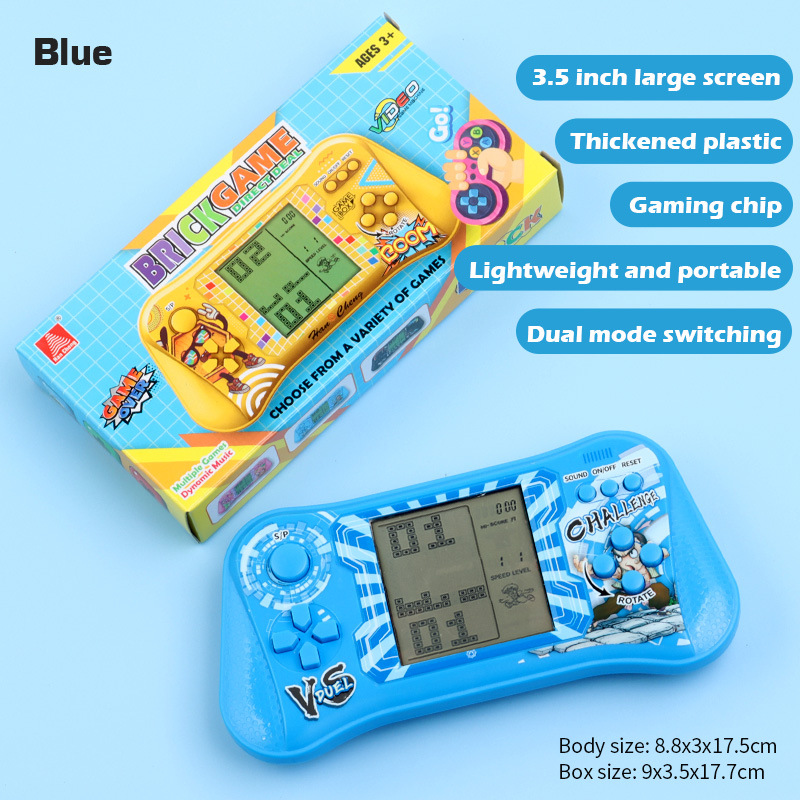 Handheld Electronic Game Players for Children, Classic Machine, Brick Console for Kids, Jogos de prazer
