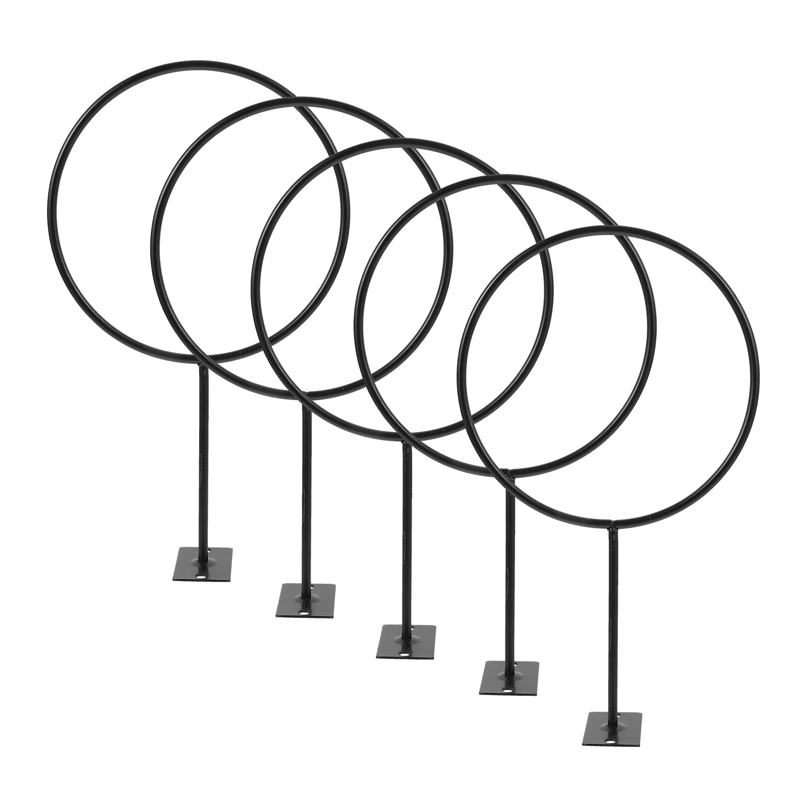 5Pcs Ball Storage Rack Wall Mounted Shelf Basketball Rack For Home Display Wall Ball Holders Stand With Screws