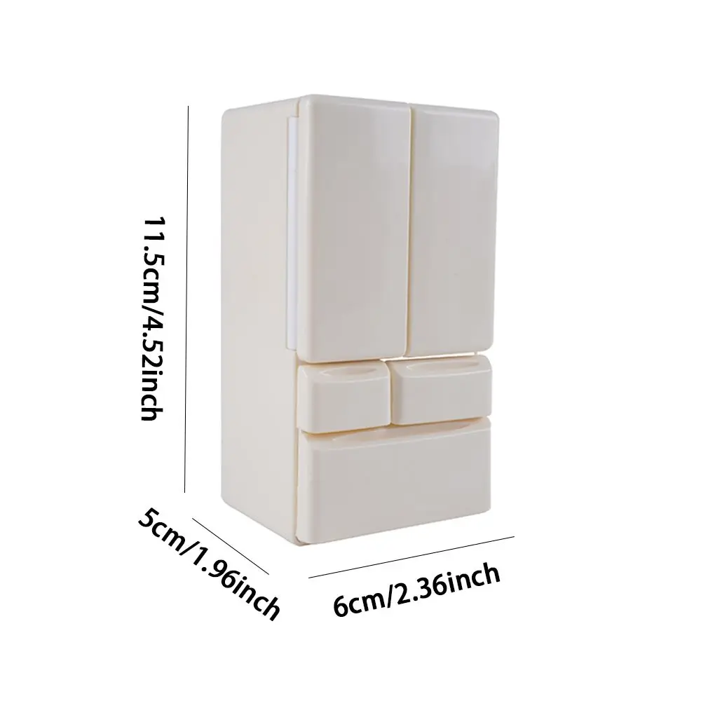 Refrigerador de doble puerta en miniatura, muebles para casa de muñecas 1:12, banco de cocina, refrigerador, congelador, juguete, cocina, accesorios de decoración del hogar