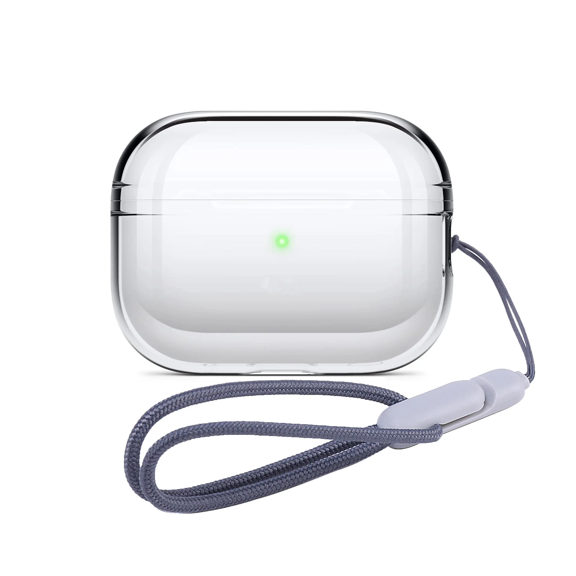 Suitable for airpods pro2 protective case TPU Apple Bluetooth headset condase lanyard protective case set