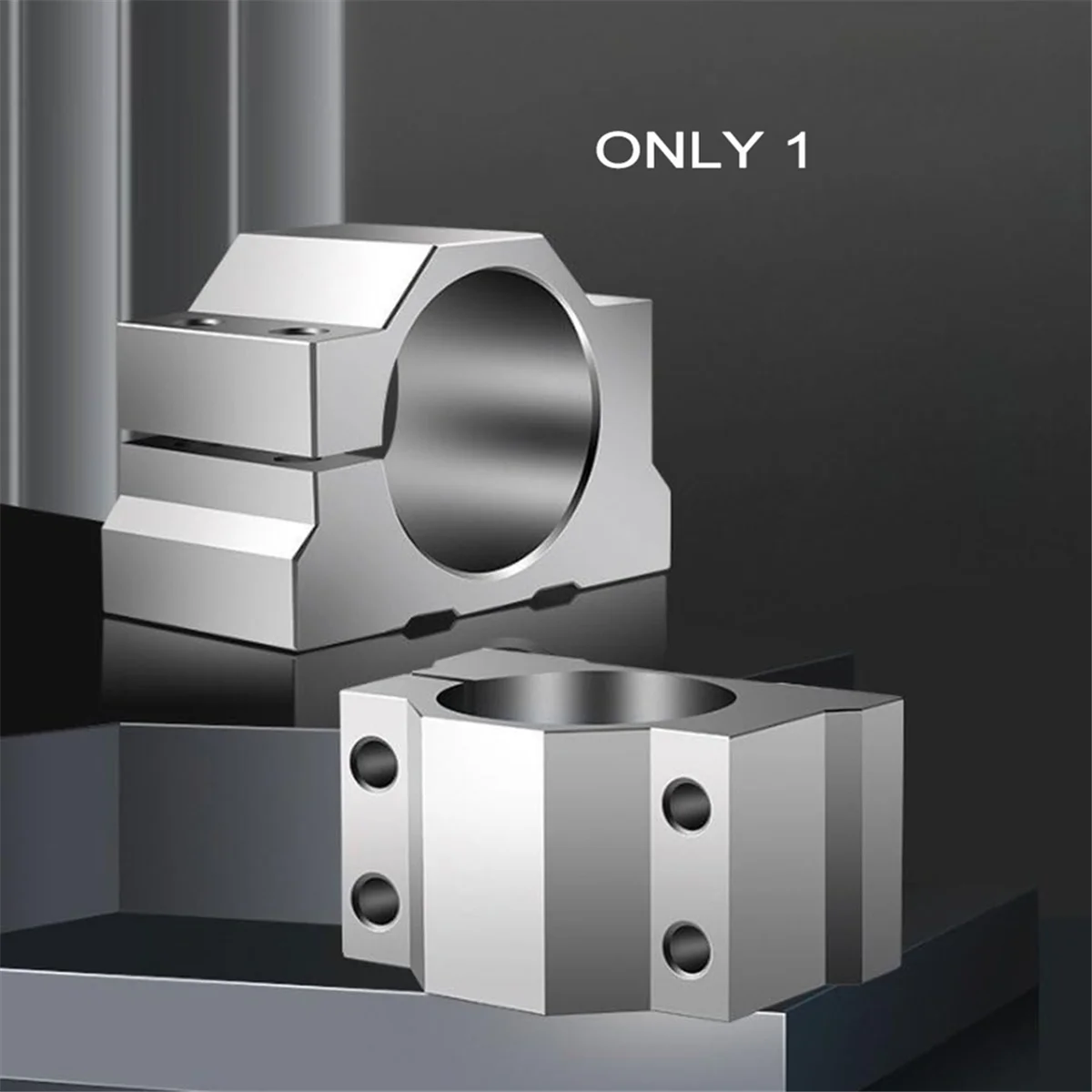 65mm CNC Spindle Motor Clamp Mounting Bracket,Spindle Motor Mount Support with 4pcs Screw, for CNC Router Engraving