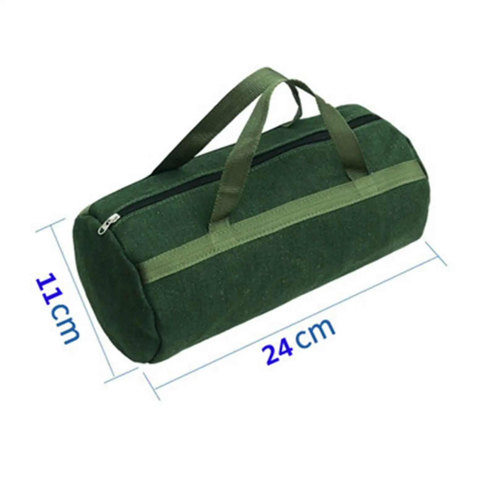 Tool Bag Canvas Utility Tote Tool Organizer Wide Mouth Waterproof Versatile Handbag for Electrician Carpenter Professional