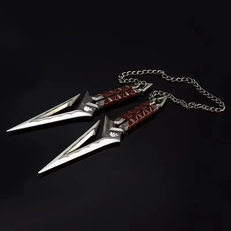 Valorant 忍者刀金属 Shuriken ナイフアニメコスプレ小道具鋼小剣リアルサイズ日本刀サムライセイバーおもちゃギフト