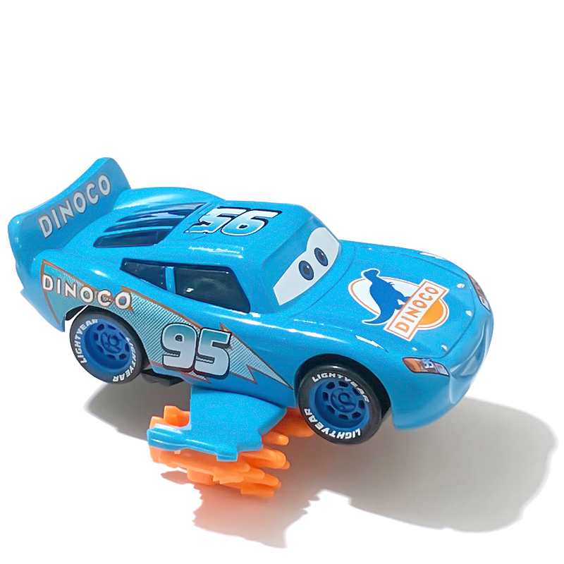 Disney Pixar Kinderspeelgoed Auto Dinoco Lightning McQueen Bomb Racing Anime Figuur 1:55 Diecast Legering Model Auto Verjaardagscadeautjes