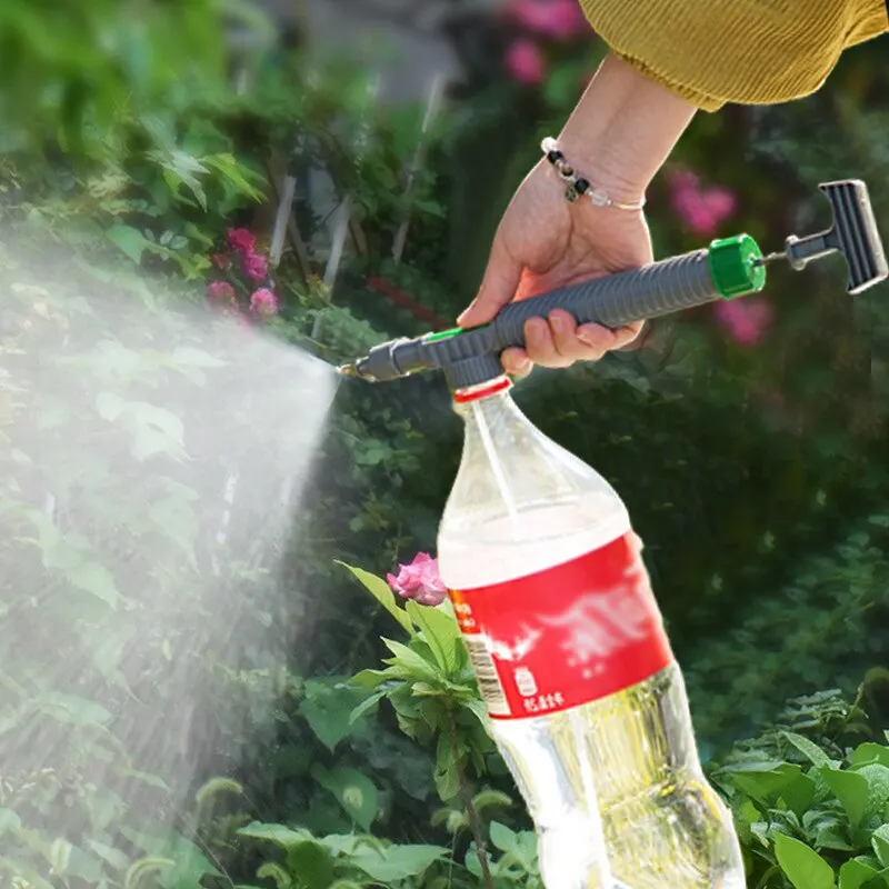 Garten bewässerungs sprayer Getränke flasche Gießkanne Hochdruck kleiner manueller Druck einstellbarer Sprüh kopf