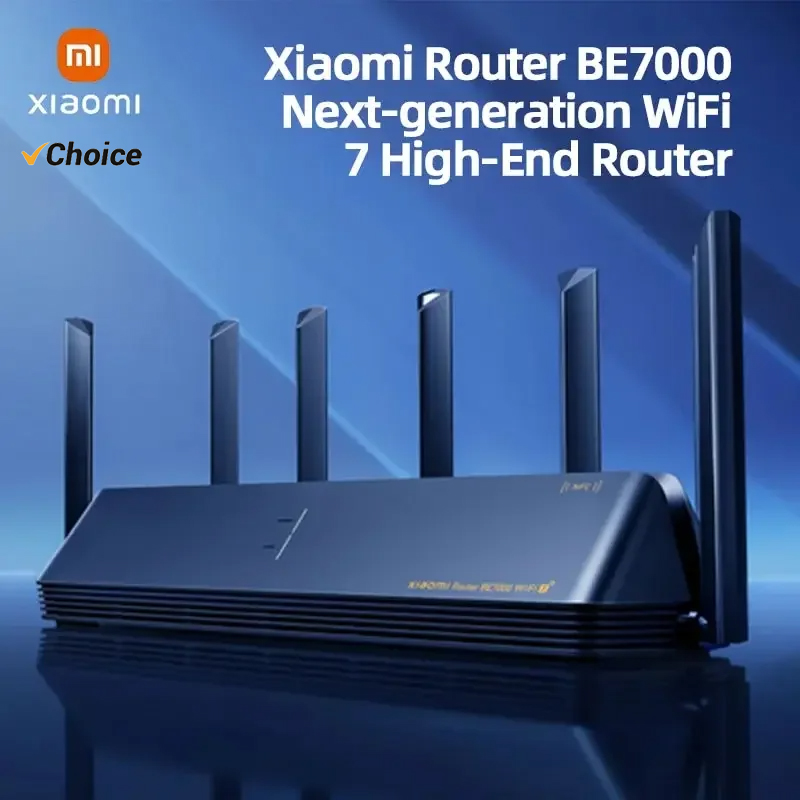 Original Xiao Mi Mi Router BE7000 Tri-Band WiFi Repeater VPN 1GB USB 3.0 IPTV 4X2.5G พอร์ต Ethernet โมเด็มสัญญาณเครื่องขยายเสียง