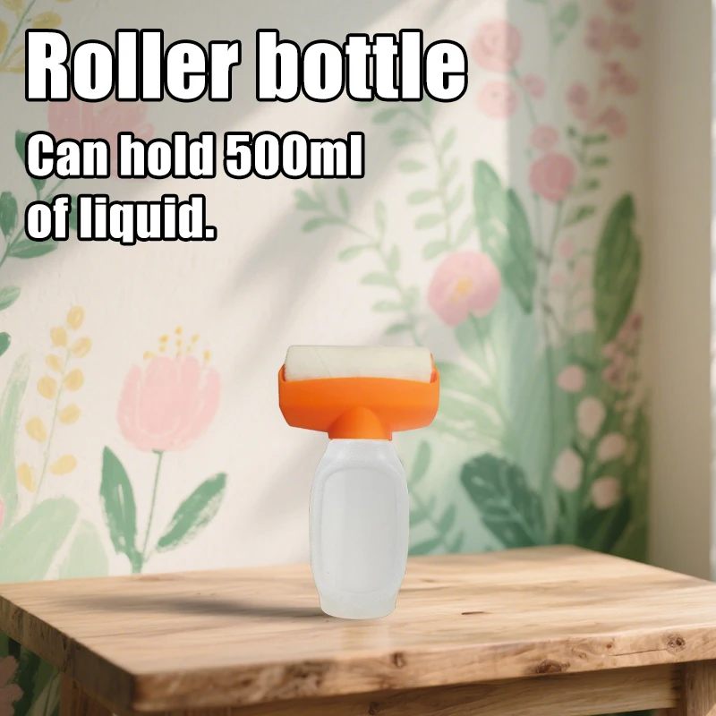Brosse à rouleau réutilisable pour pâte à mastic, outil de réparation et de rénovation des murs, récipient rechargeable, brosse à rouleau incluse, sans mastic p