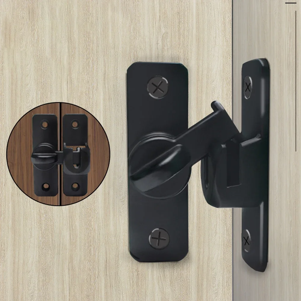 Door Lock Door Latch Door Bolts Home Security Heavy-duty Zinc Alloy 90 180 Degree Sliding Door Lock Anti-theft Lock