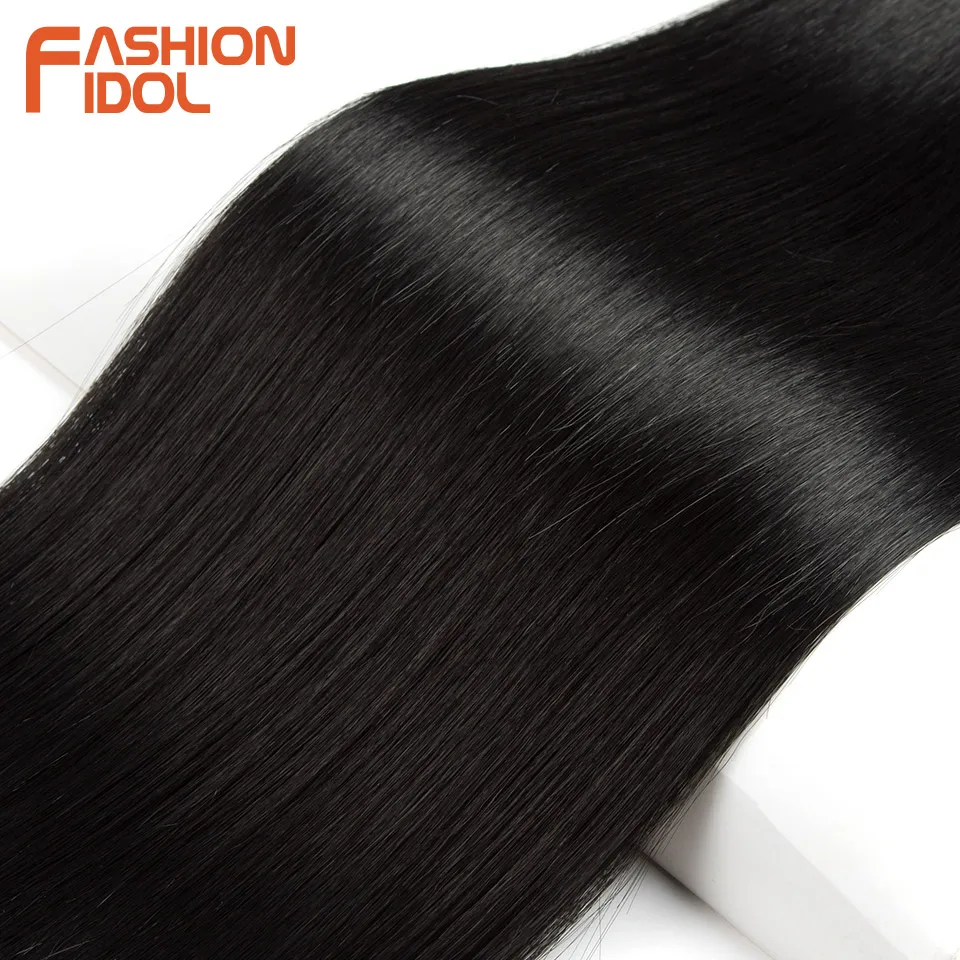 Yaki Thẳng Tóc Salon Tổng Hợp Tự Nhiên Tóc Bó Nhiều Màu Sắc Cao Nhiệt Độ Sợi Tóc Vàng Giả Tóc Miễn Phí Vận Chuyển