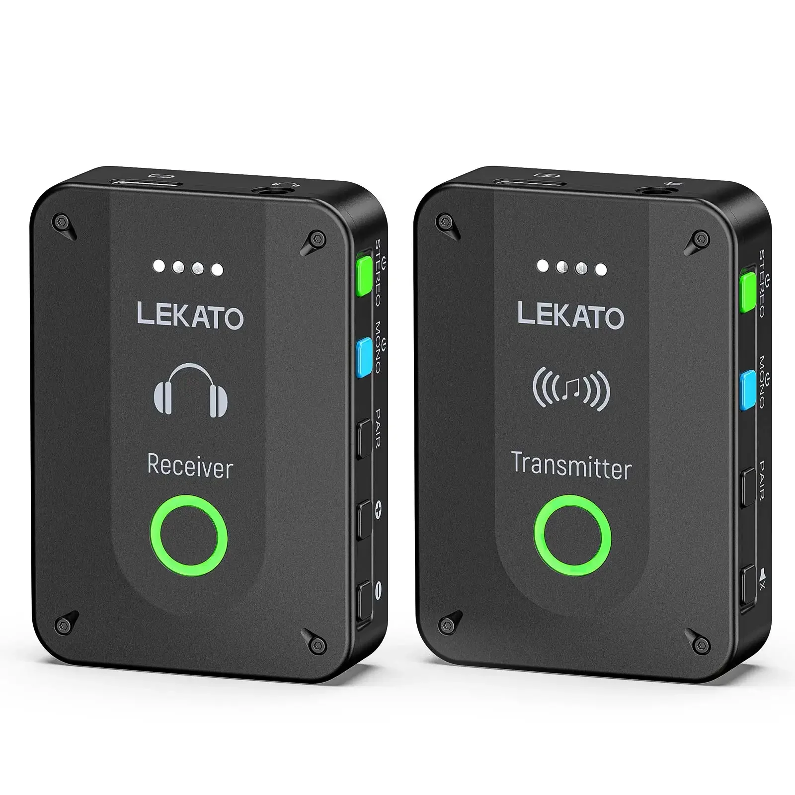 Lekato Ms-02 2,4G перезаряжаемые беспроводные наушники-монитор-передатчик-приемник для студийной группы репетиция живого выступления