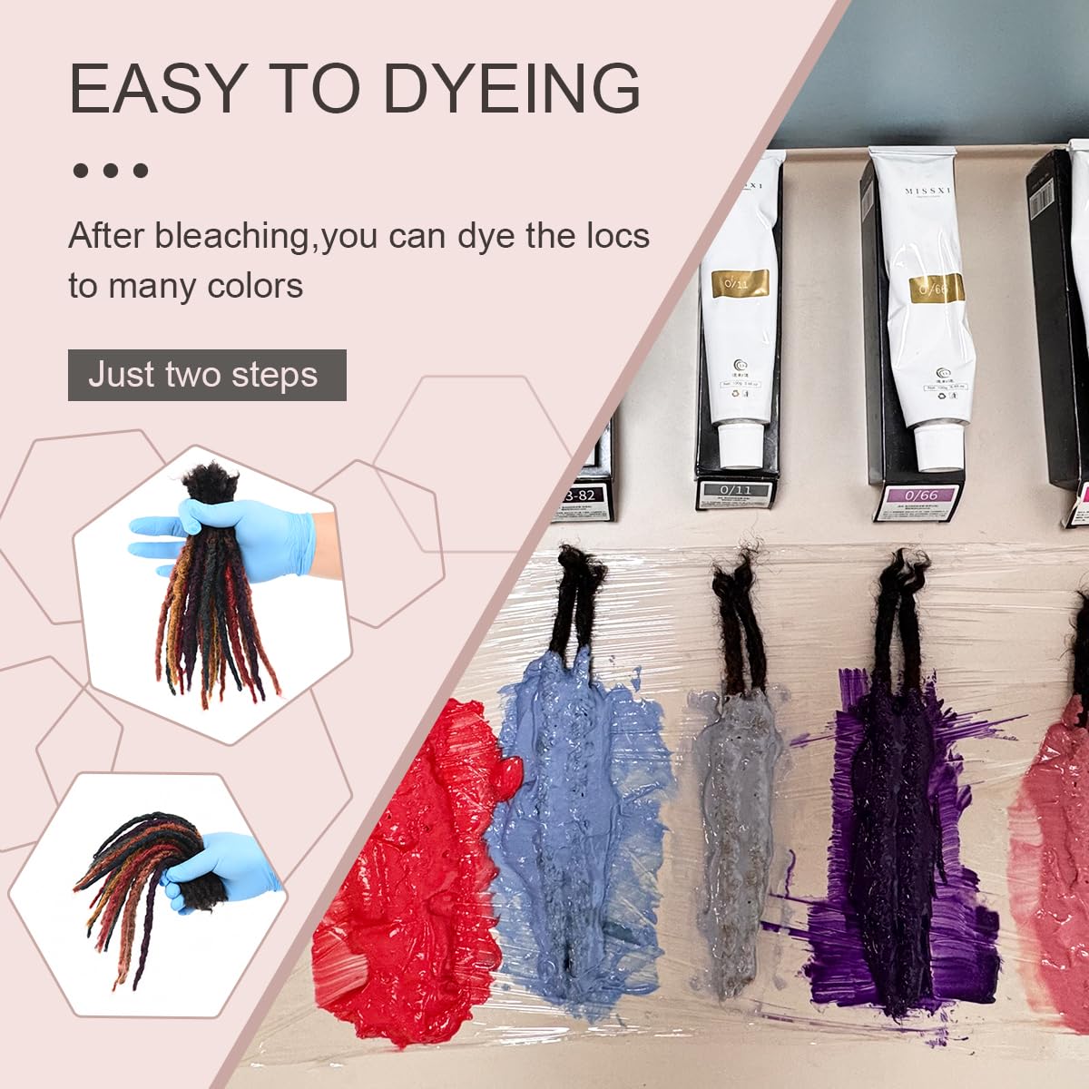 Sisterlocks entrelacés faits à la main, 2mm, 100% vrais cheveux humains, Extensions permanentes, Micro Locs, aspect naturel, Dreadlock doux