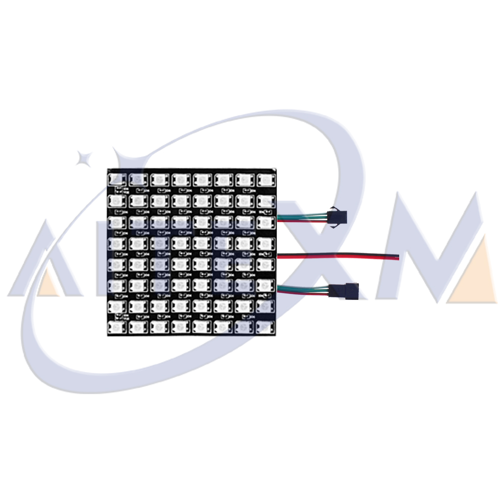 AITEXM WS2812B RGB LED 디지털 유연한 개별적으로 주소 지정이 가능한 패널 조명 WS2812 8x8 16x16 8x32 모듈 매트릭스 스크린 5050