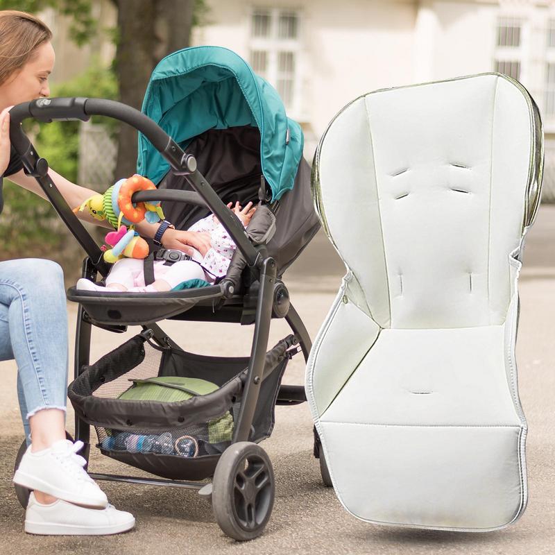 Capa de couro para cadeira alta de criança, capa de couro pu para cadeira alta, protetor de derramamentos e migalhas, cadeira de jantar infantil