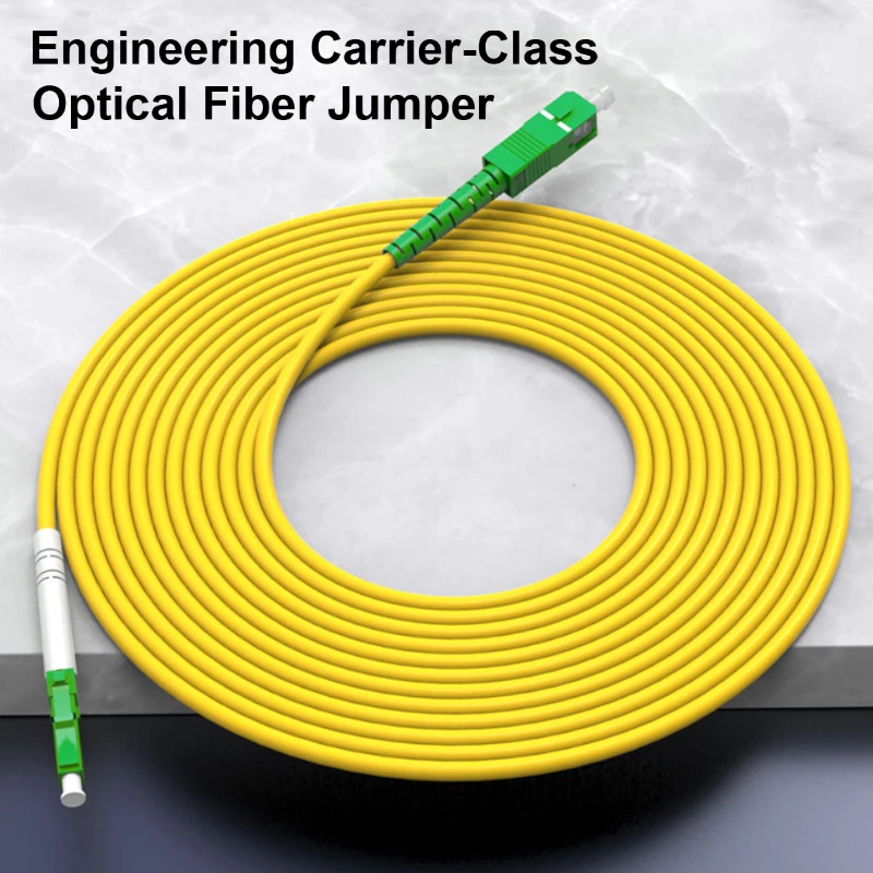 ONTi 0.5-100M SC/APC-LC/APC Sợi Quang Dây 2.0Mm SingleMode OS2 Cáp Quang SM Simplex Sợi Quang Dây Nhảy Quang FTTH