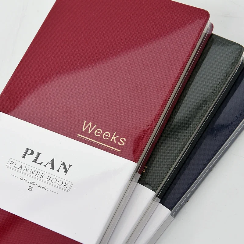 New Week Planner Notebook Self-filling Creative Simple Daily Weekly Plan Timeline Cloth Book Schedule Book Portable Notebook