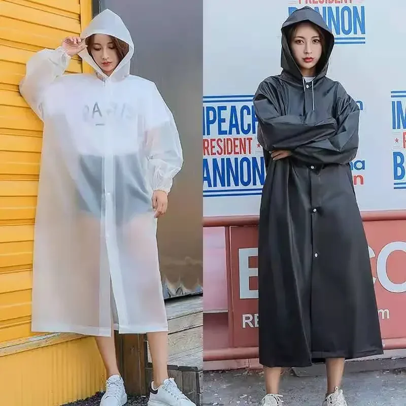 Chubasquero impermeable para adultos, chubasqueros de moda para viajes, ropa ligera portátil para exteriores, Poncho reutilizable, suministros para la lluvia