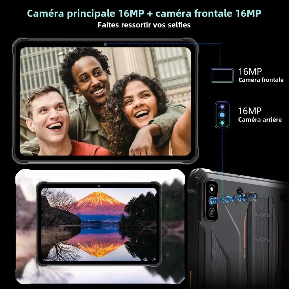 Nouveau monde Premeire HOTWAV R7 tablettes robustes Android 10.1 ''HD + 15600mAh 12GB(6 + 6) 256GB OTG Charge inverse gant Mode mondial