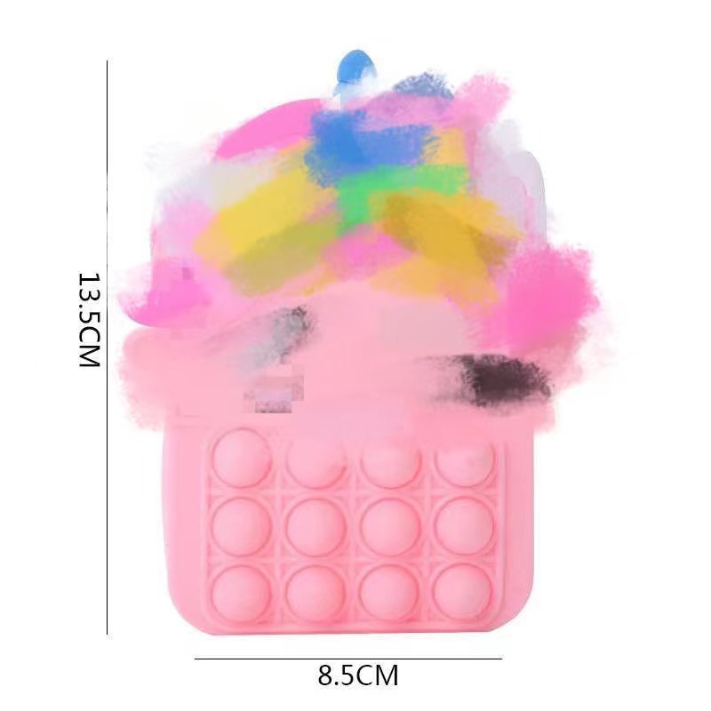 Pop bolsa de silicone sensorial push pop bolha saco crossbody saco antiestresse brinquedos reliver autismo bolsa moeda bolsa para crianças