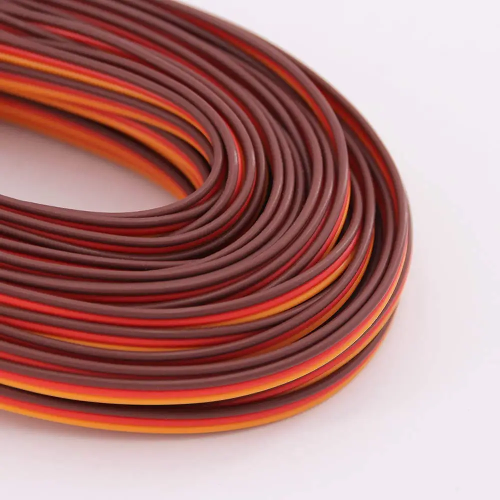 5 メートル 16 フィート 26AWG/22AWG JR フタバサーボ延長ケーブルワイヤー 30/60 コードリード延長配線 RC DIY アクセサリー