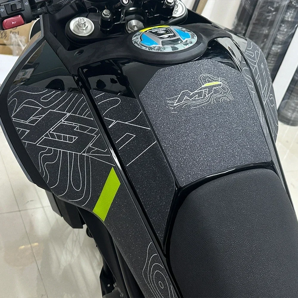 New Model 2024 For CFMOTO 450MT MT450 CF 450 MT Motorcycle Tank Pad Protector Sticker Decal Gas Knee Tank Traction Pad Side