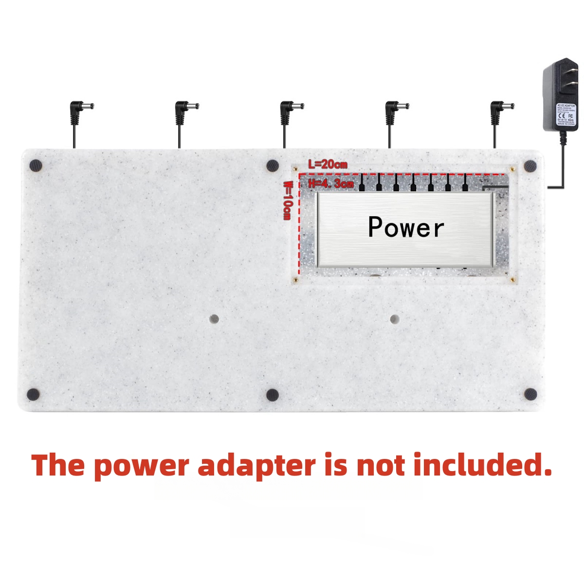 Miwayer E-Gitarre Effektpedal Board Gitarreneffekte Pedalboard Pedal Musikinstrument Zubehör