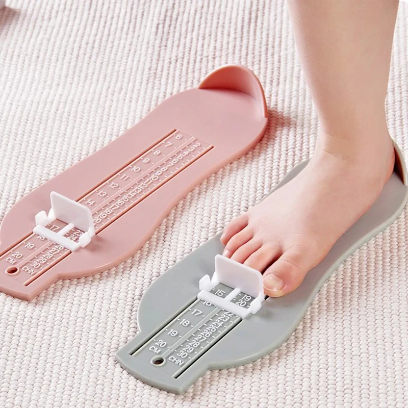 1pcs 아기 발 눈금자 어린이 발 길이 측정 장치 어린이 신발 계산기 어린이 유아 신발 피팅 게이지 도구