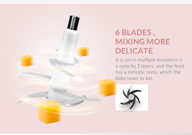 ベビー補助フードマシン、小型ブレンダー、ミニフードプロセッサー、ミートチョッパー、200w
