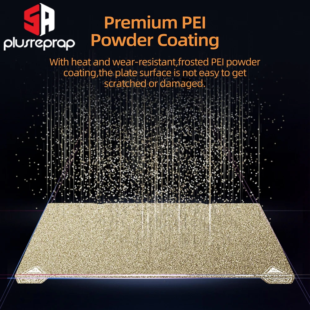 3D プリンター Ender-3 S1/End-5 S1/K1 ビルドプレート 柔軟な PEI/PET/PEO シート 両面コーティング ヒートベッド