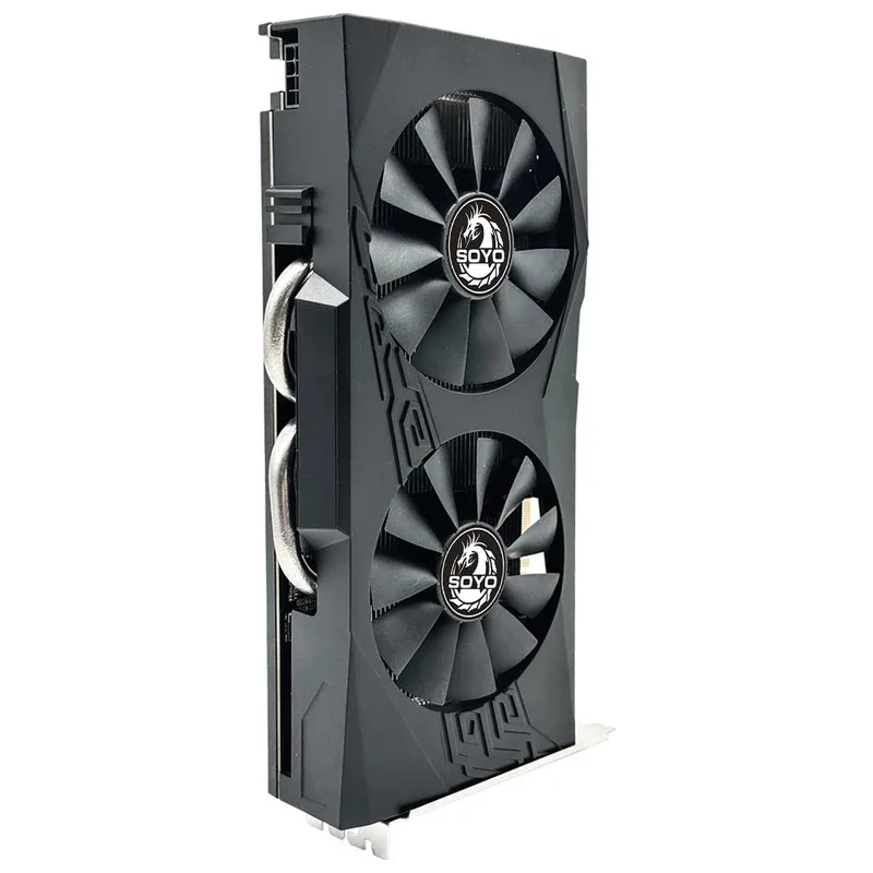 Tarjetas gráficas SOYO Radeon RX580 8G GDDR5 tarjeta de memoria para videojuegos PCIE3.0x16 GPU componentes de ordenador de escritorio AMD RX 580 8G