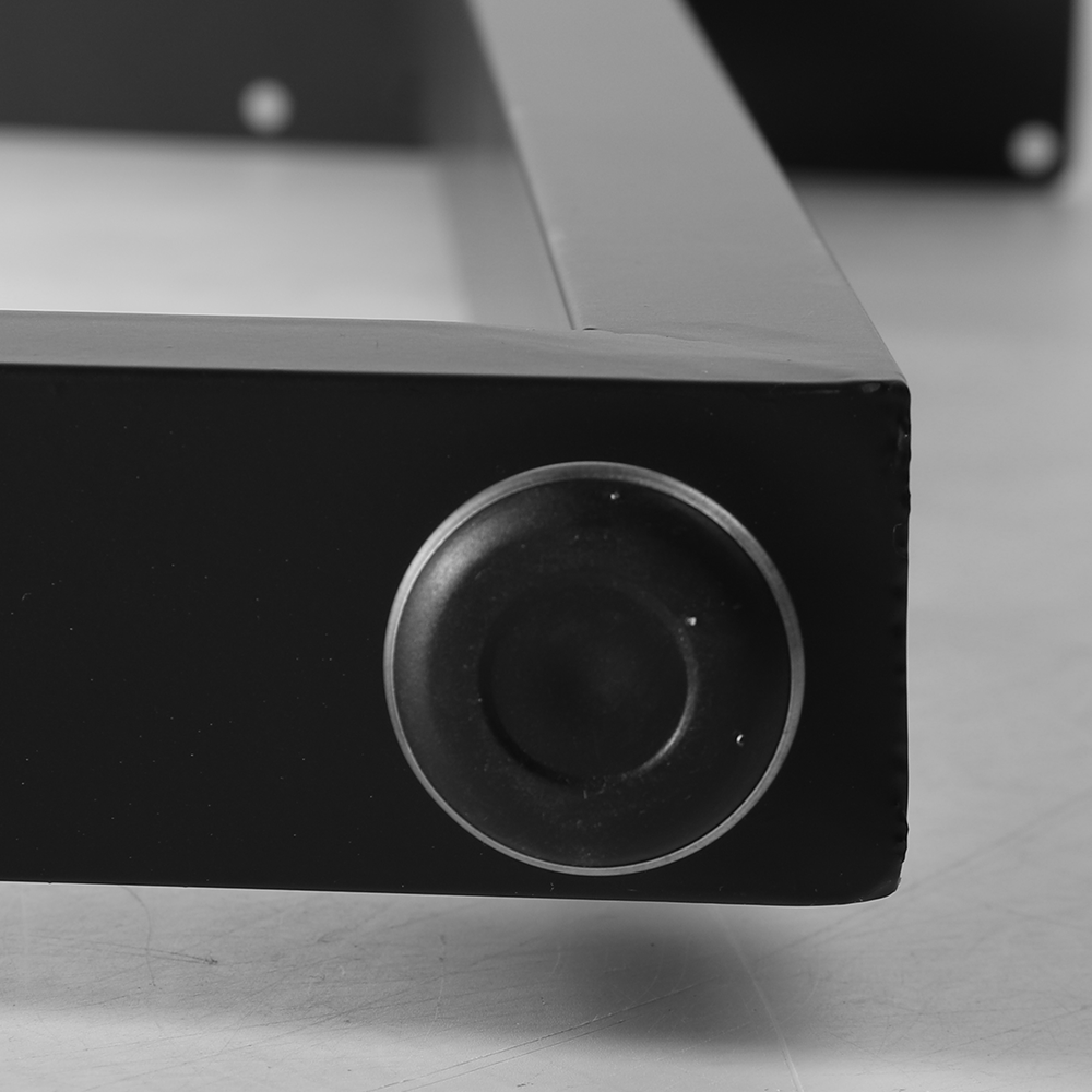 2Pcs Metal Table Legs Iron Desk Bracket Modern Simple Table Foot Accessories for Home Office Bench Desk Table