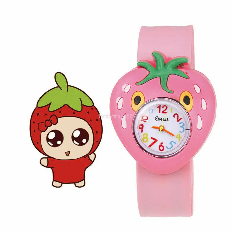 Reloj de pulsera Digital de dibujos animados para niños, pulsera electrónica de silicona, a la moda