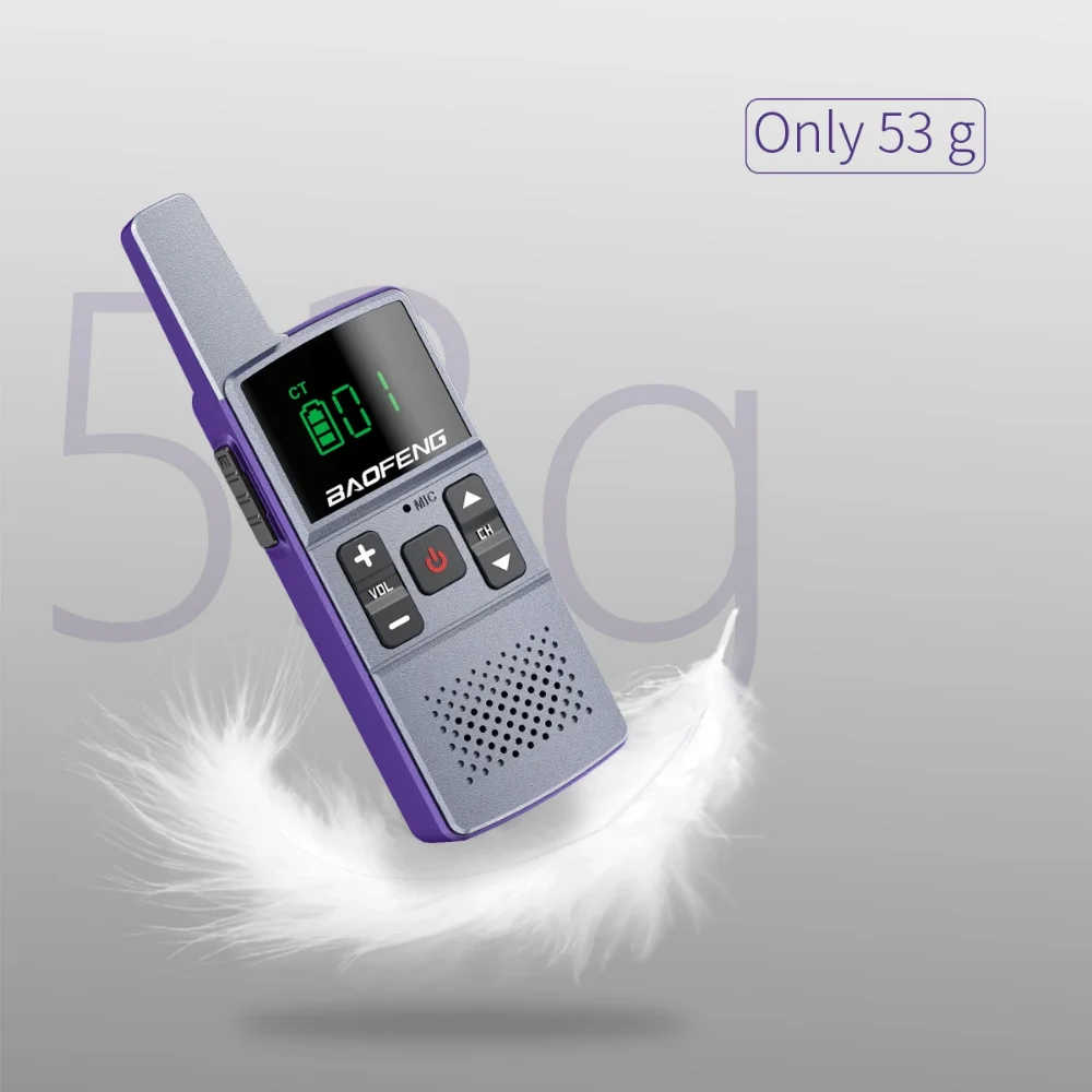 1/2pcs Baofeng M1/M2 Professional Mini Walkie Talkie 400-470MHz USB Direct Charging UHF with Headset for  Two Way Radio BF-888S