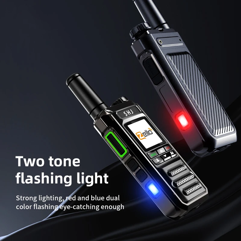 ​ Android 8.1 |   Radio POC Zello 4G con cuerpo metálico ​   - Gama 100Mi, SIM/WiFi/Bluetooth, Walkie Talkie Profesional