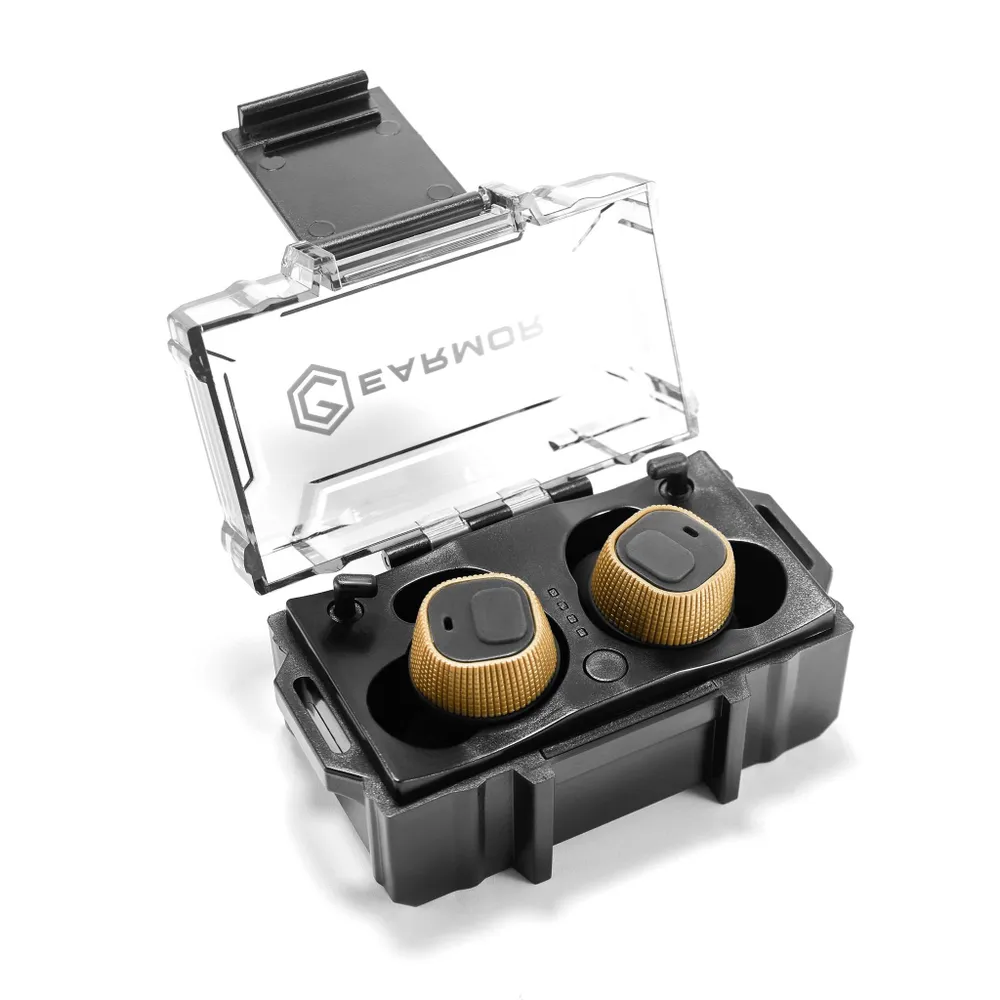 EARMOR M20 Auriculares electrónicos Auriculares antiruido 22dB, orejeras para disparar, protectores auditivos electrónicos, accesorios de tiro