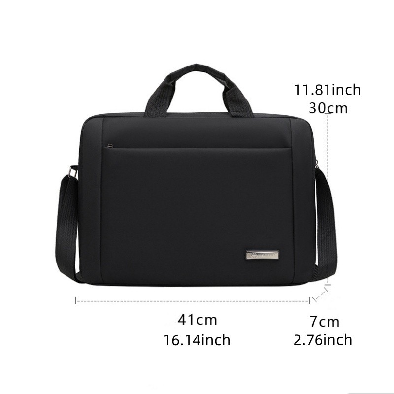Oxford Fabric Single Shoulder Computer Bag Business Trips Crossbody IPad Power Bank Storage Handbag Briefcase Pouch