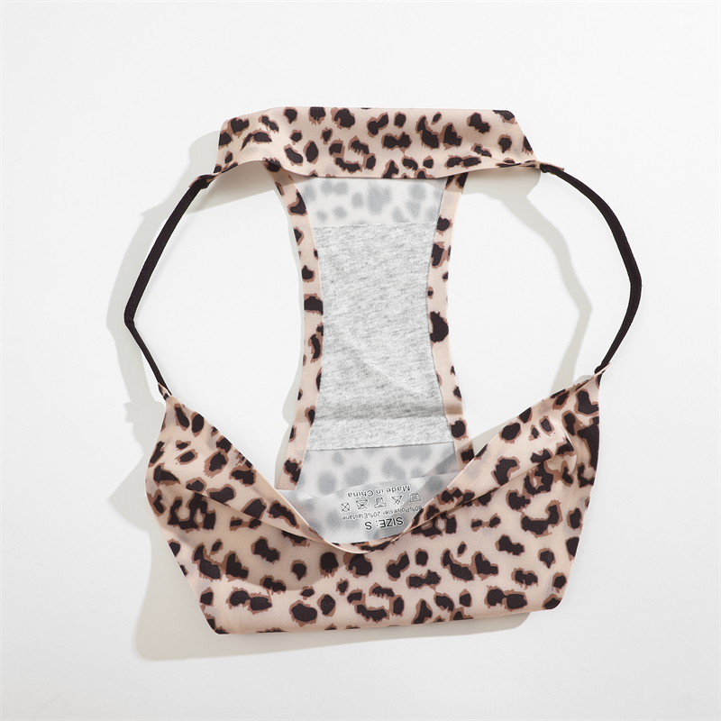 Finetoo, 3 шт., бесшовные шелковые женские трусики с леопардовым принтом