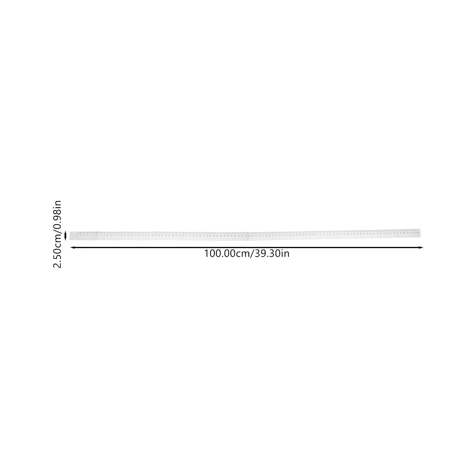 100pcs Disposable Double-Sided Paper Measuring Tape Measure Ruler Tape For Medical Baby Head Use