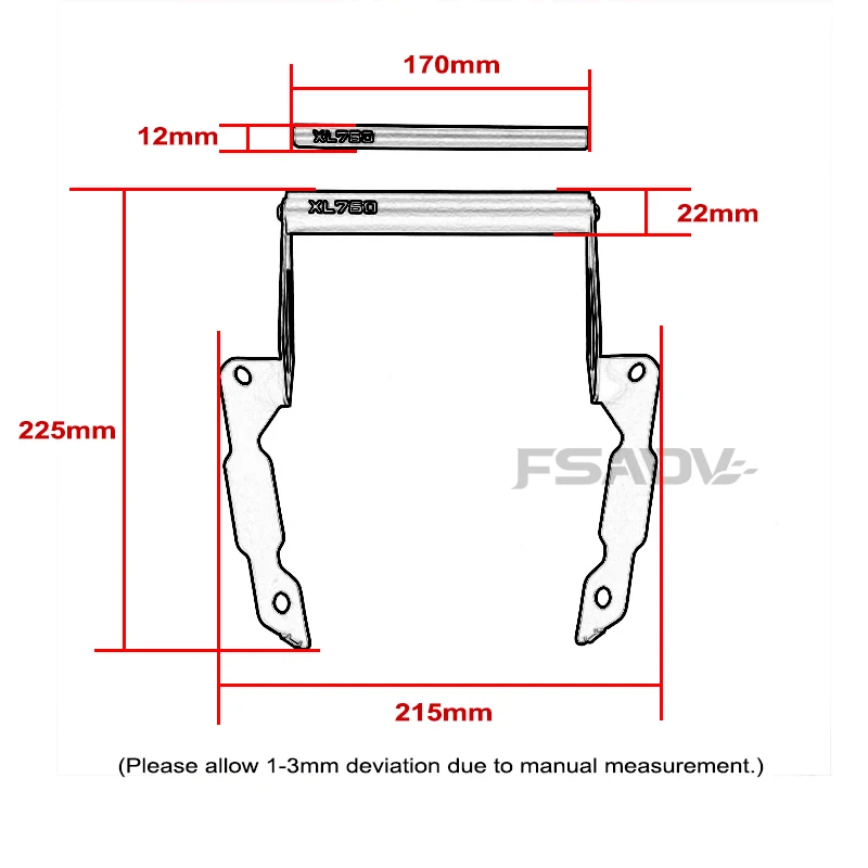 For Honda XL750 GPS Navigation Bracket Phone Holder Stand XL 750 Transalp 750 2023 2024 Motorcycle Accessories