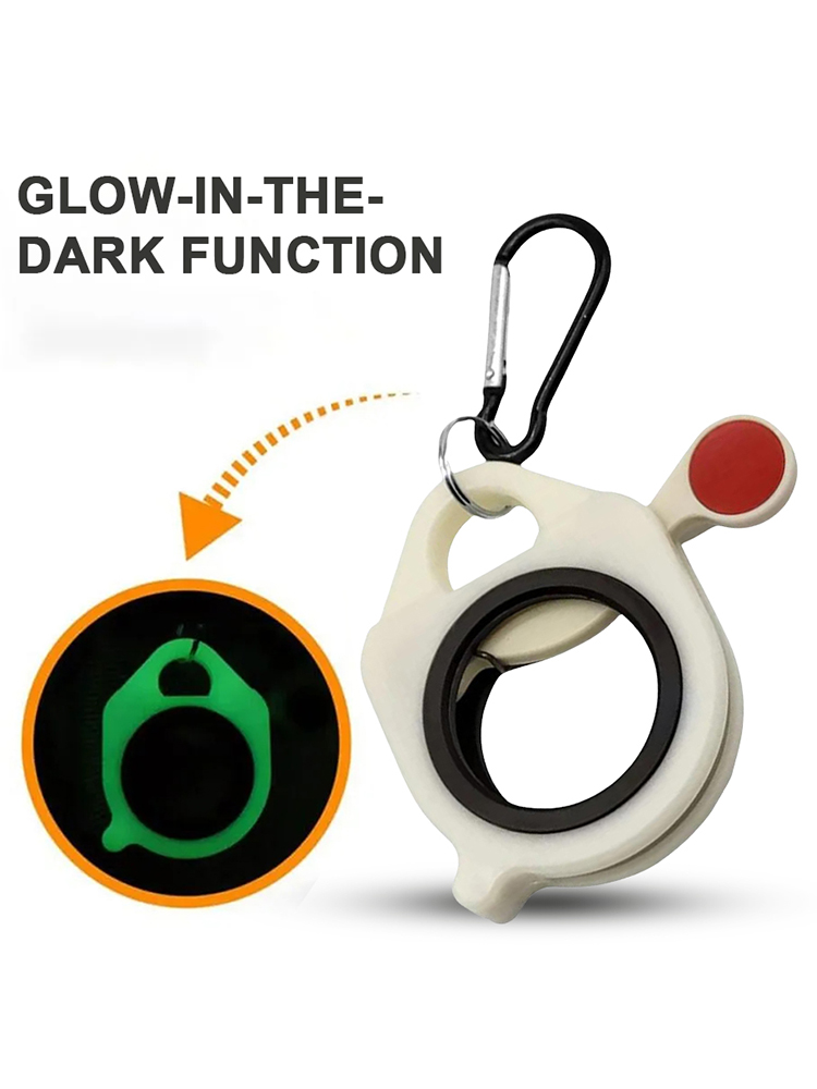 Fluorescent Cable Tie Organizer Reusable Cable Tie Holder Portable Electrical Wire Ties Clip Zip Ties Arrangement