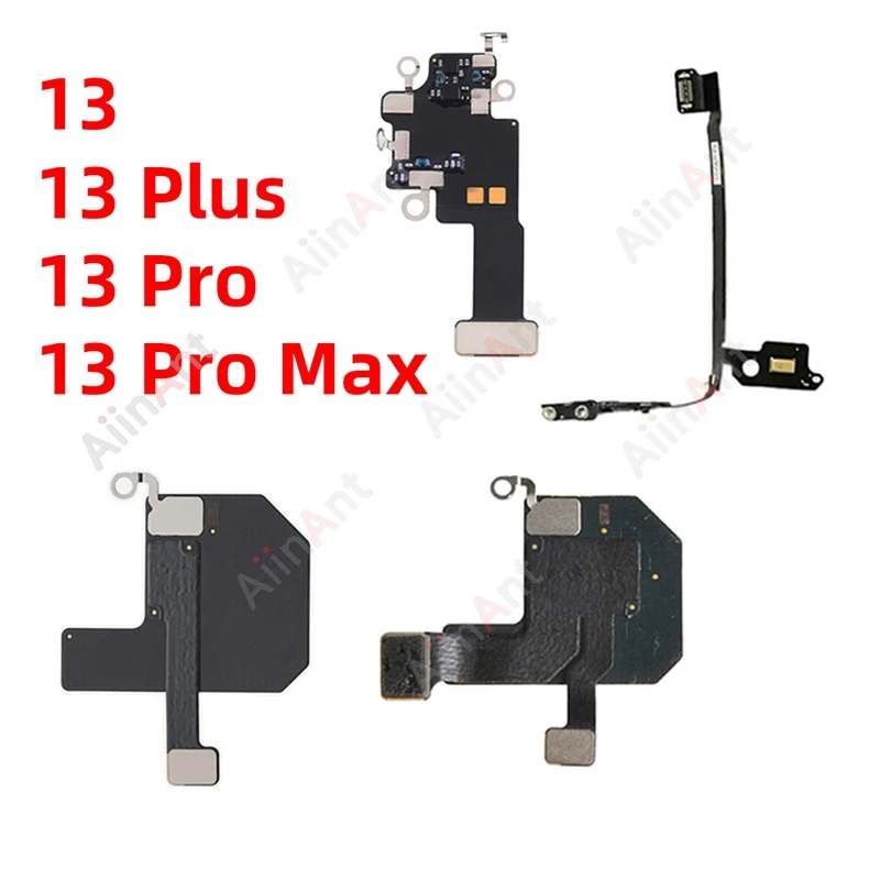 Bluetooth GPS Antena Celular, Wi-Fi, Cabo Flex, NFC, Sinal WI-FI, iPhone 13 Pro Max Mini