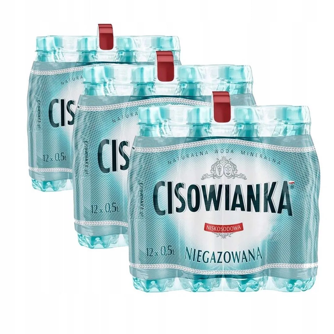Cisowianka Naturalna woda mineralna niegazowana niskosodowa 500 ml x 36 sztuk