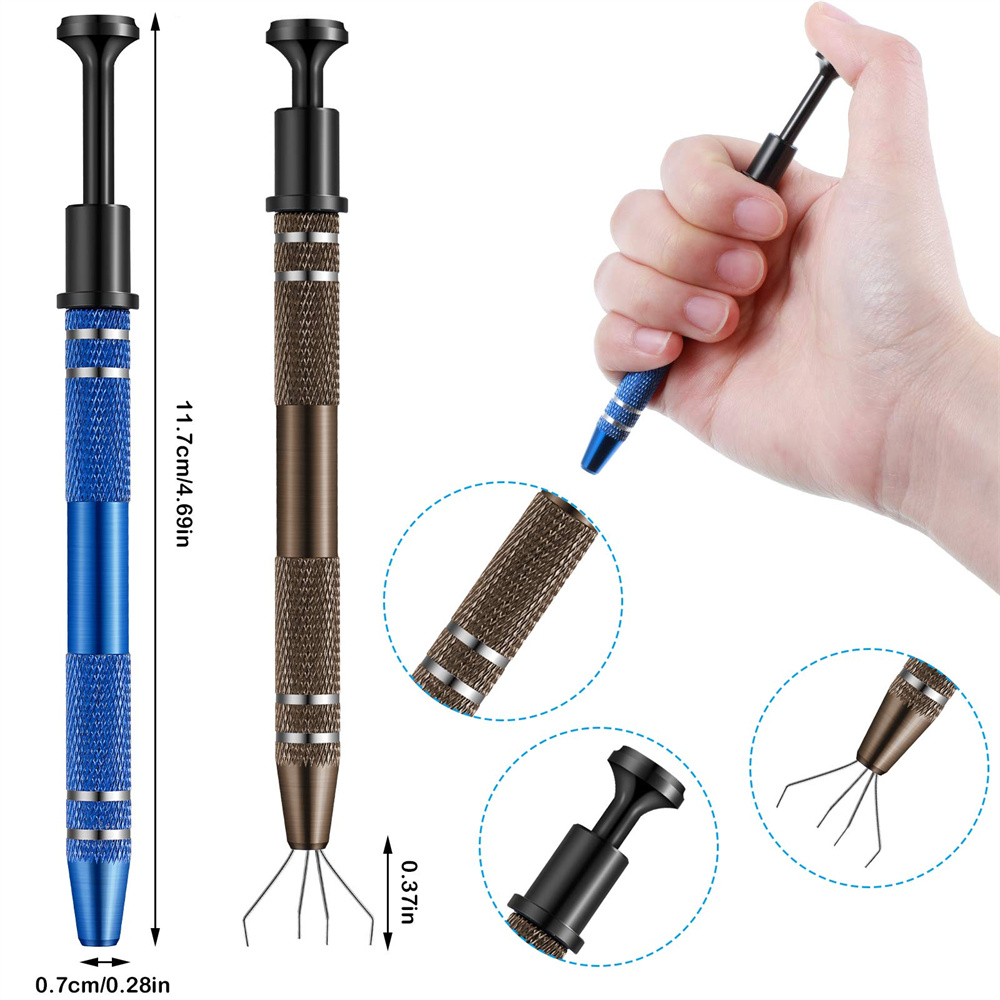 Four Claw Electronic Component Grabber IC Extractor Pickup BGA Chip Picker Patch IC Suck Pen Electronic Repair Tools Dropship