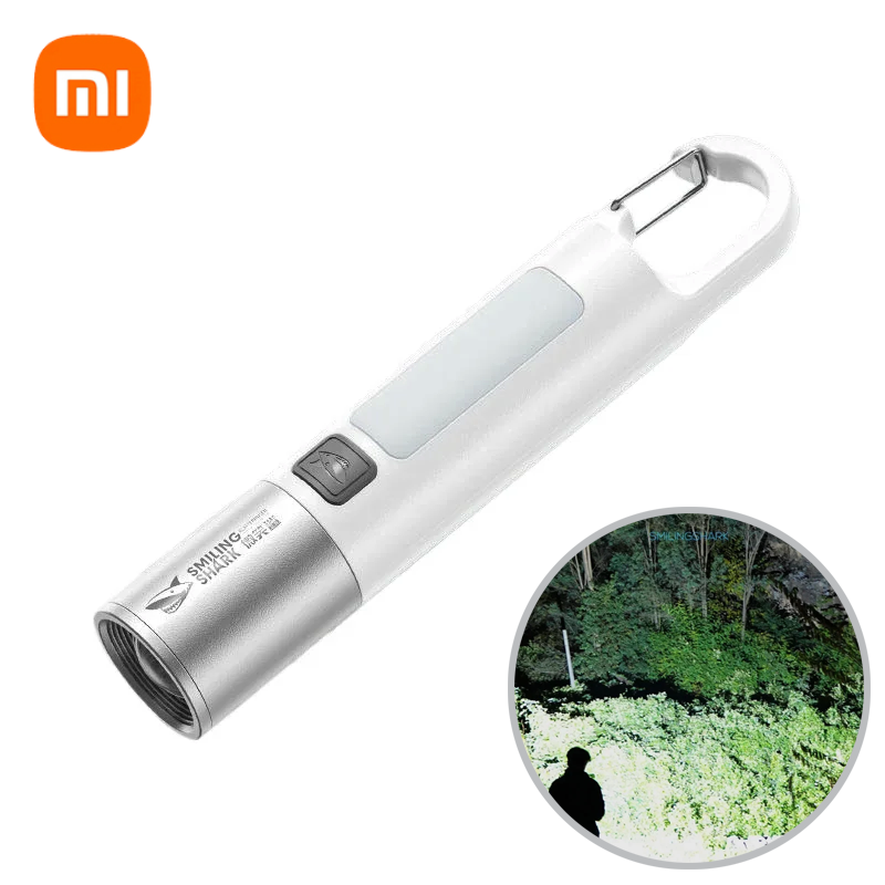 Xiaomi-linterna de luces fuertes para exteriores, lámpara de iluminación recargable multifuncional de alto brillo para Camping, emergencia, hogar