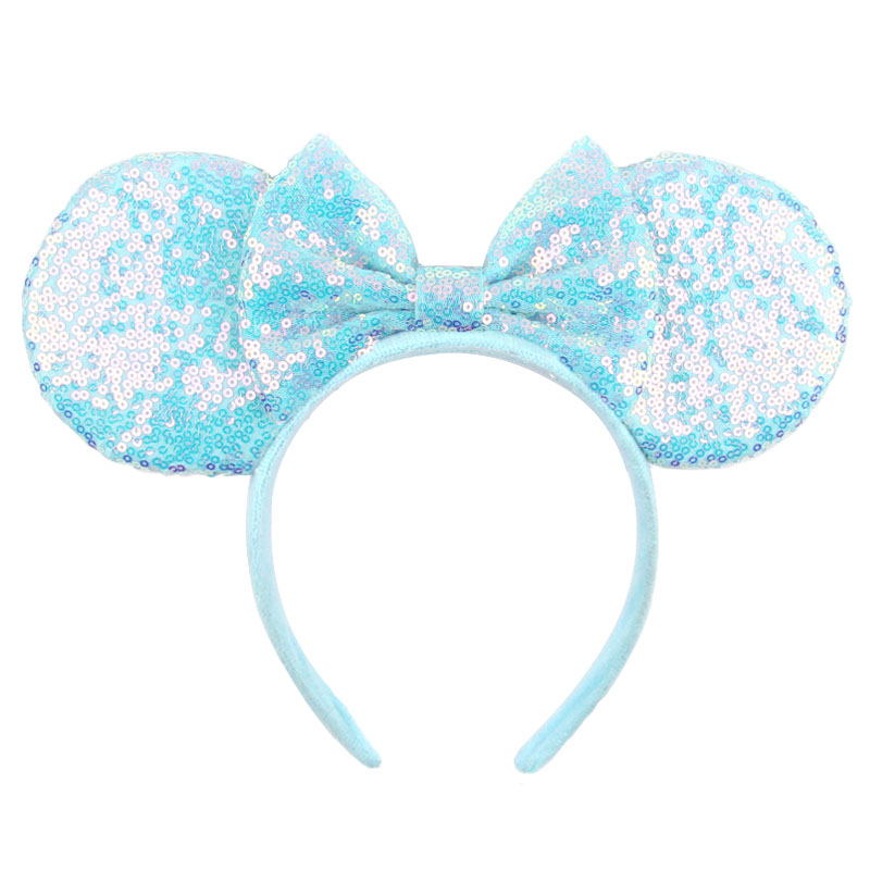 ขนาดใหญ่คลาสสิก DOT Bow Minnie เมาส์หูแถบคาดศีรษะผู้หญิงสาวปาร์ตี้ Hairband ร้อนเทศกาล Disney Park TRIP DIY อุปกรณ์เสริมผม