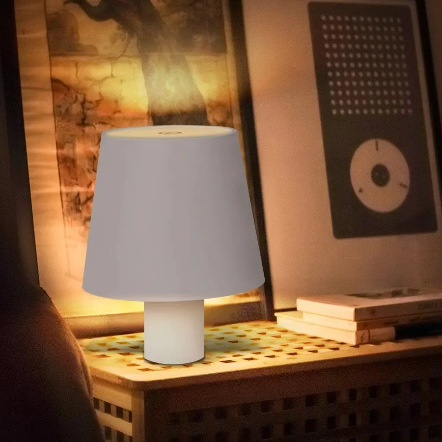 Lámpara LED para botella de vino, lámpara de mesa con cabezal, carga USB extraíble, luz nocturna de ambiente para cafetería, regulable para decoración de palos y Bar