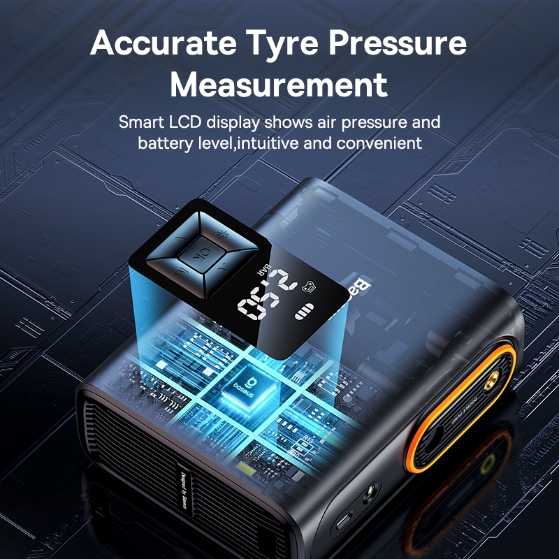 Baseus Doppelzylinder-Funkluftpumpe, 250 W, Elektroauto-Luftkompressor, Reifenfüllpumpe, tragbare Motorradpumpe